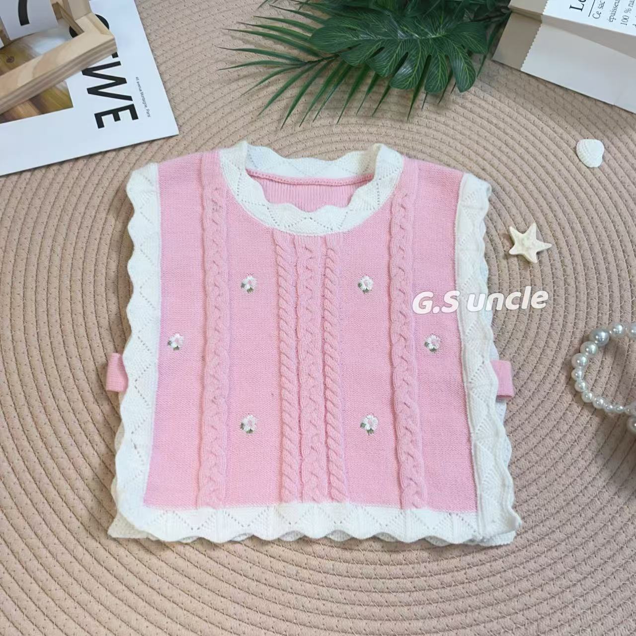 【】Z164儿童马甲外穿秋冬装女宝可爱马甲背心无袖宝宝