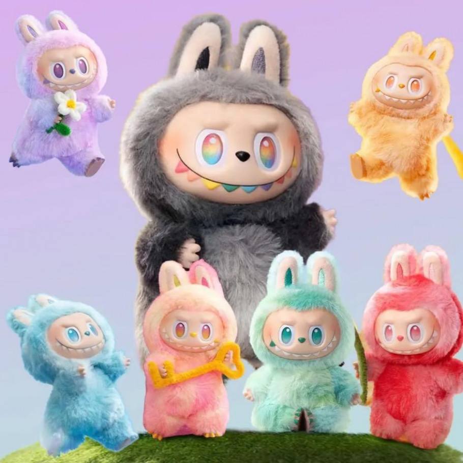 【国版】新3.0搪胶毛绒公仔 3带毛绒公仔好玩玩具潮玩