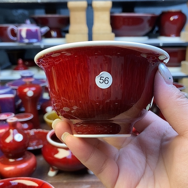 陶瓷三*阁景德镇名陶坊原矿郎红