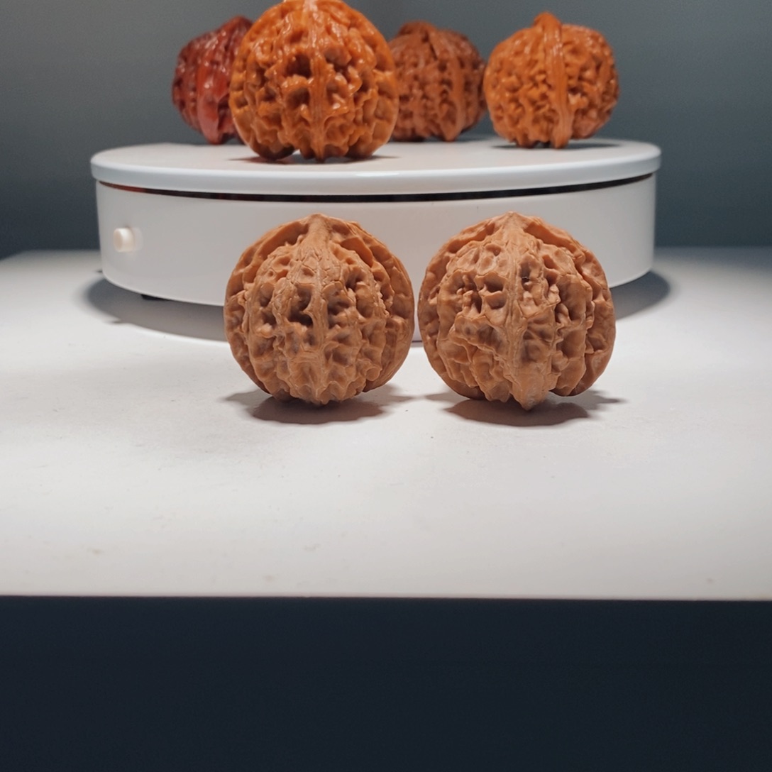 文玩核桃吊坠  906号-逸捻橙皮苹果园-38尺寸 