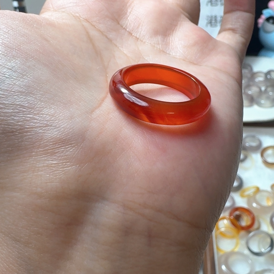 未镶嵌戒指玛瑙/玉髓505港19