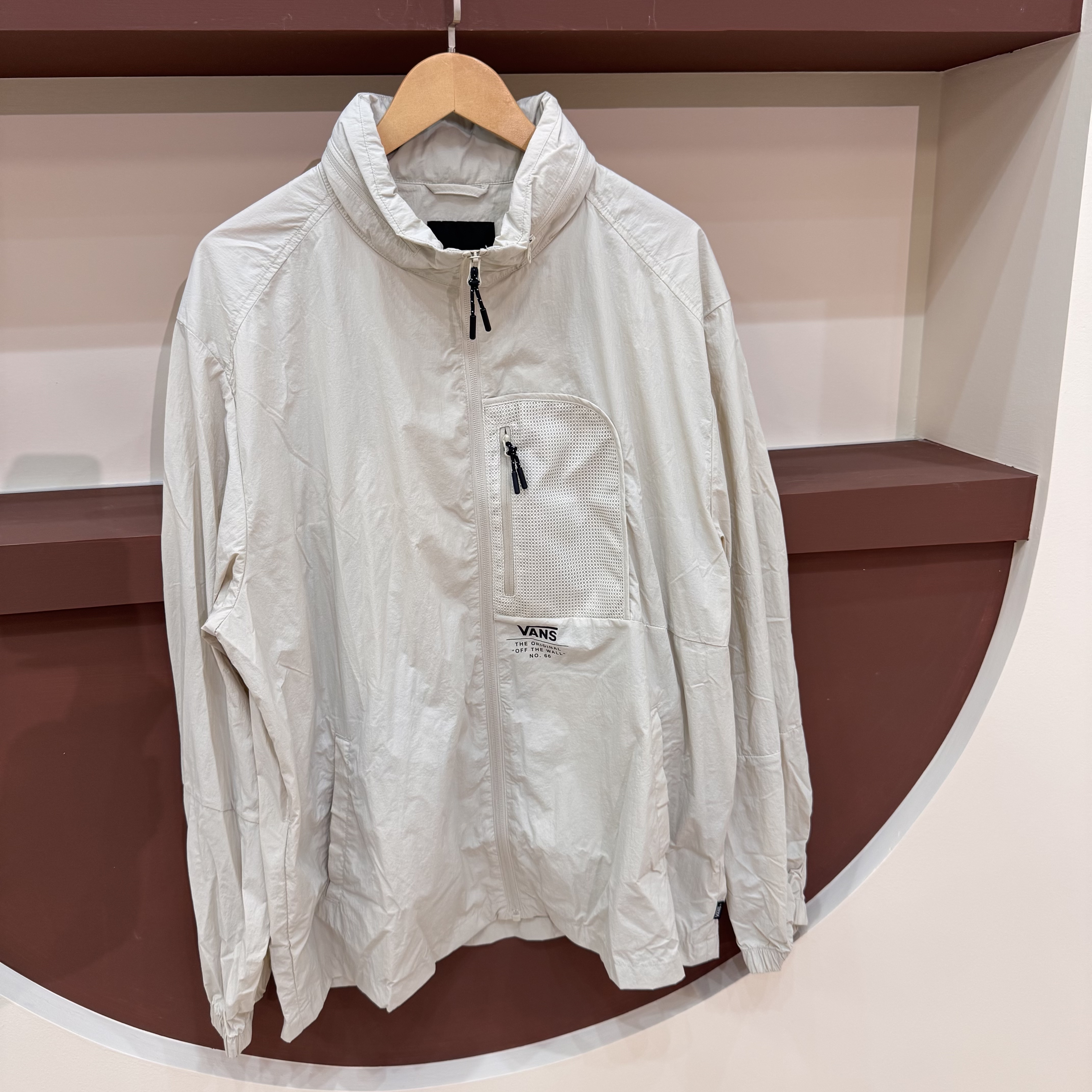 VANS 休闲纯色 梭织无帽外套-VN000GRR2N1