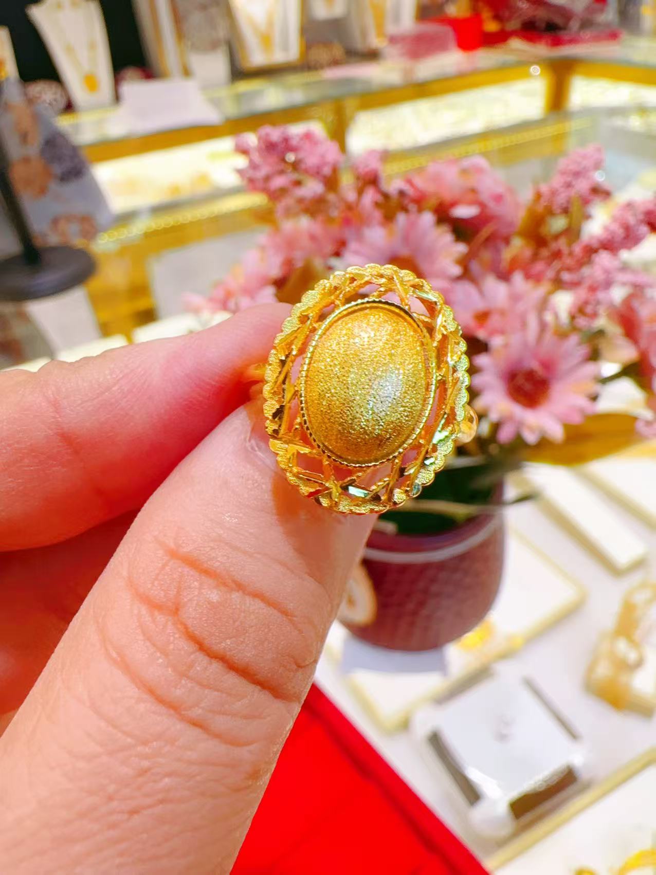 合金戒指 0.15g  戒指 سېھران قاپلىما ئالتۇنلىرى 