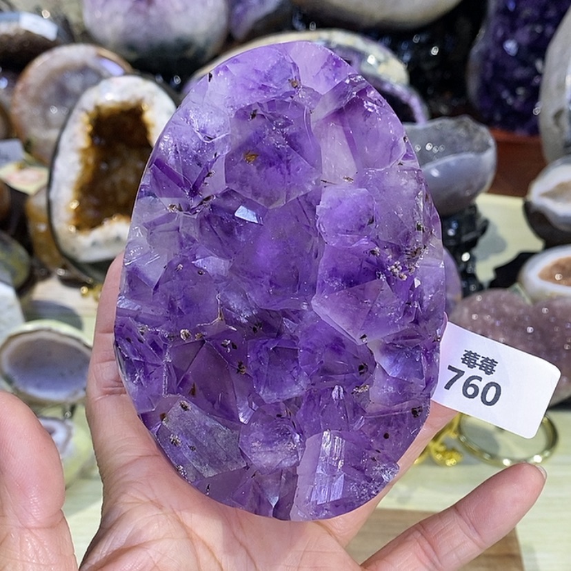 【闪购商品】未镶嵌珠宝半成品紫晶