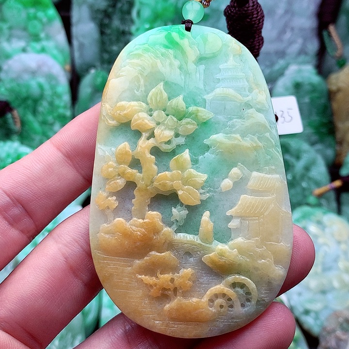 翡翠吊坠(不含链)未镶嵌