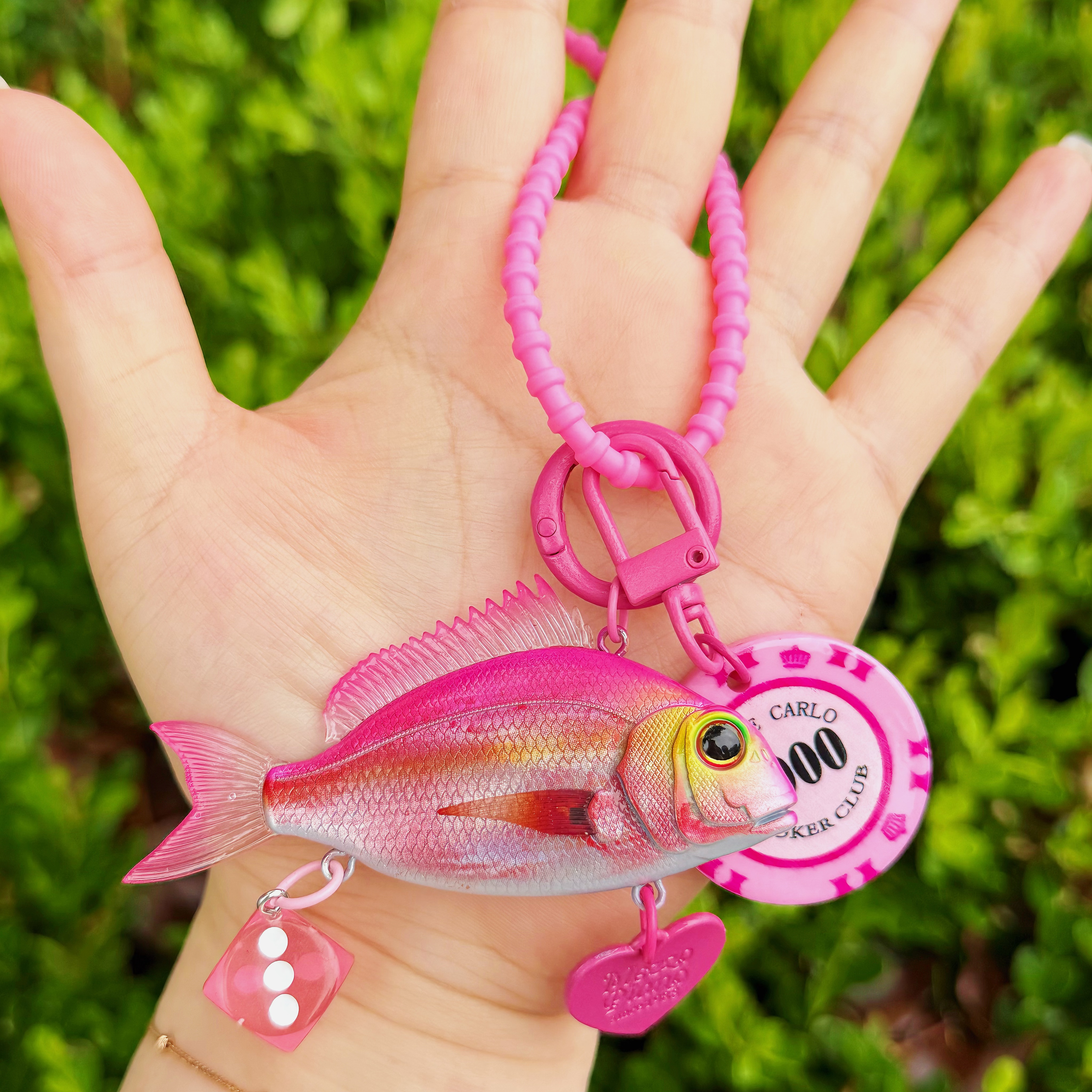 钓鱼佬diy 路亚鱼饵挂件高颜值创意钥匙扣包包挂饰