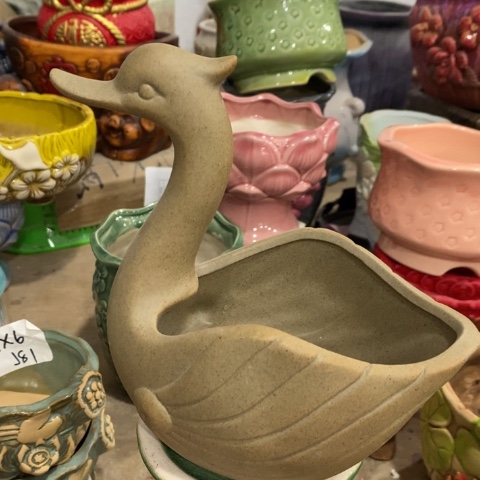 陶瓷天鹅抬头21313313