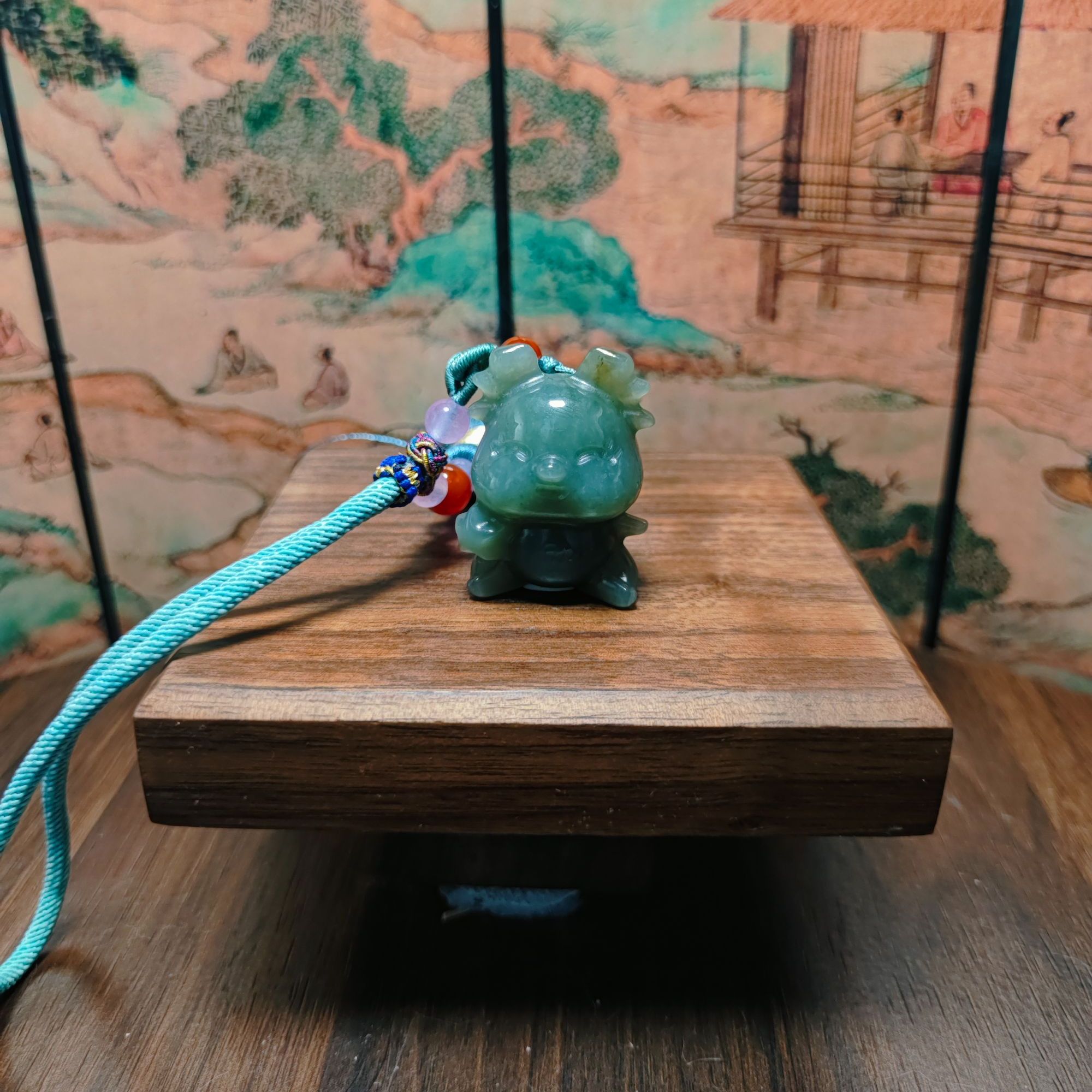 B和田玉卡通手把1332