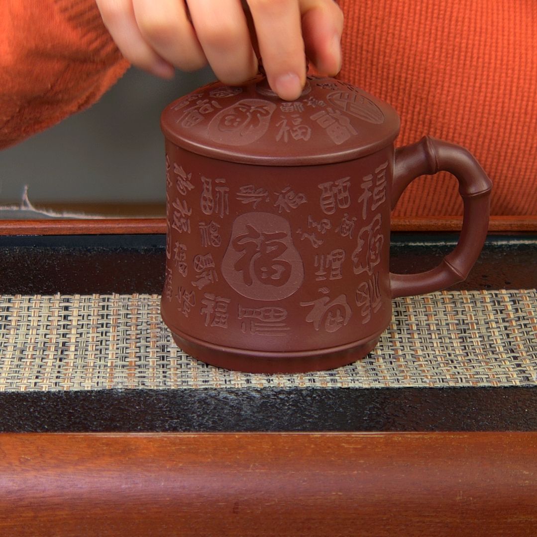 【闪购商品】绿泥茶杯高货放漏