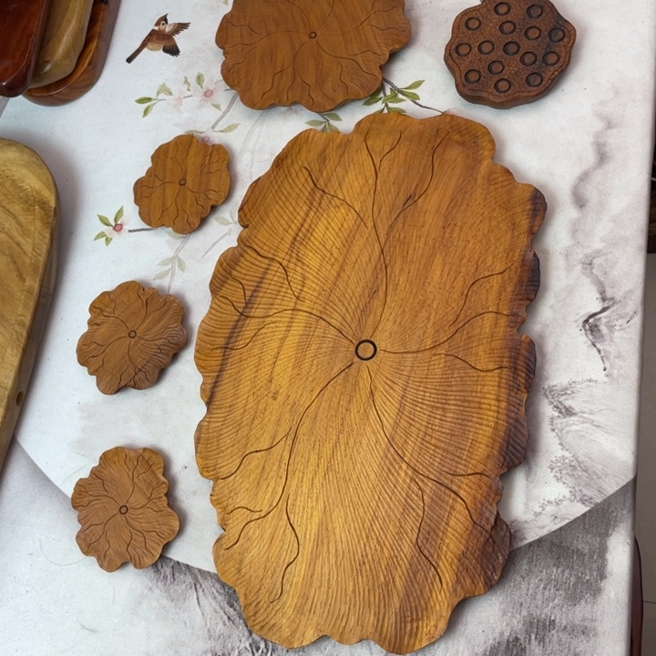 P***Y木荷叶手工干泡茶盘