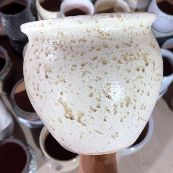 花盆紫砂口径20高度19一只