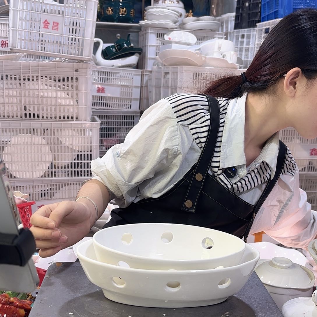 盘微瑕产品………鱼炉两件套