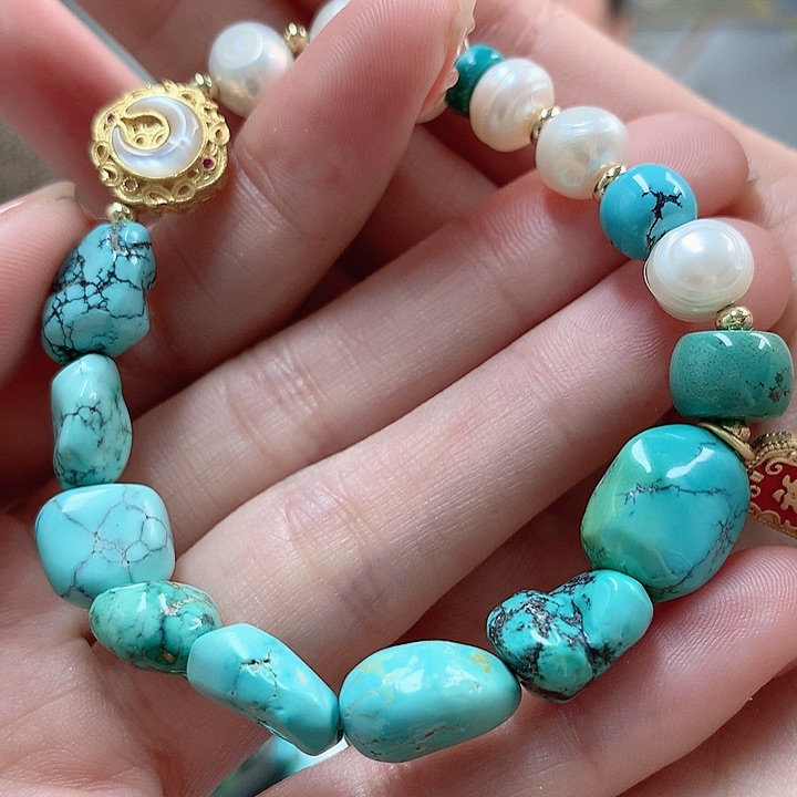 绿松石珠宝奇石未镶嵌