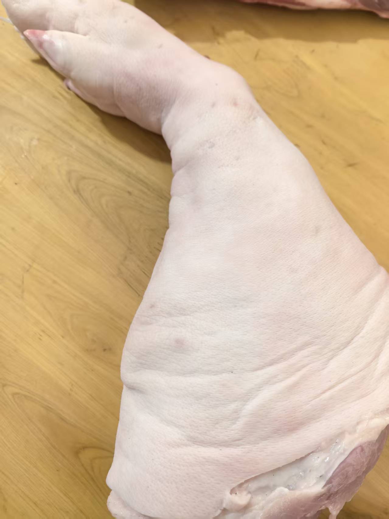 农家粮食喂养土猪肉猪蹄