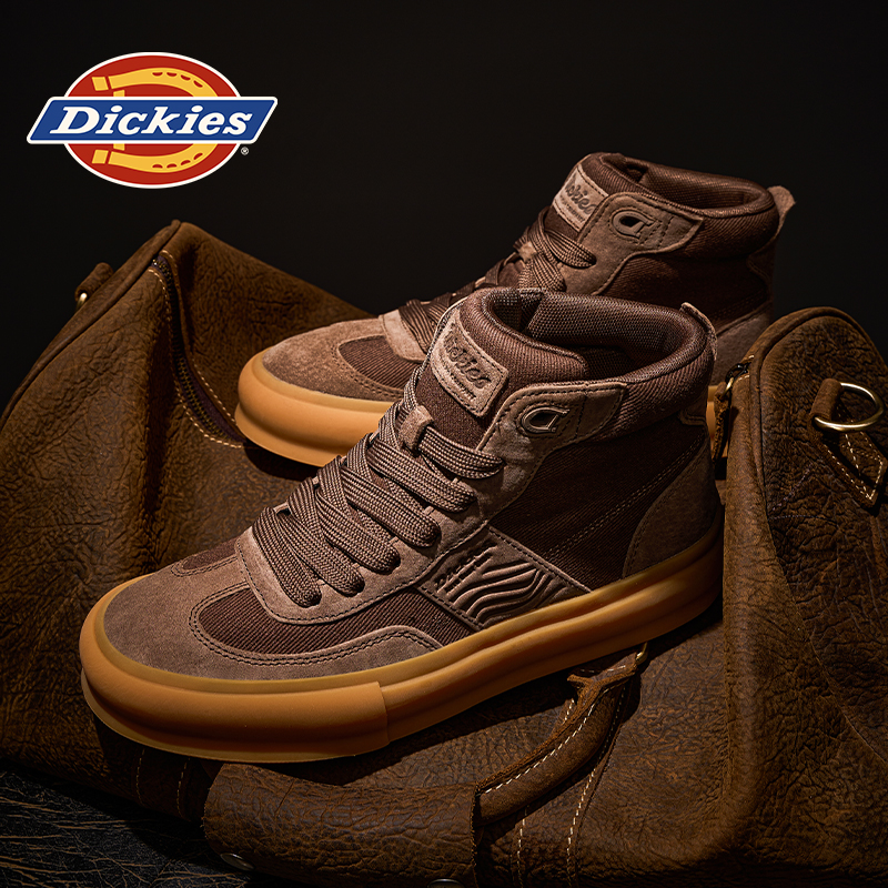 Dickies男鞋2025新款冬季百搭潮流板鞋透气高帮德训鞋时尚休闲鞋商品图