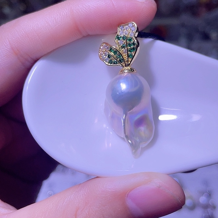 淡水珍珠合金颈饰53