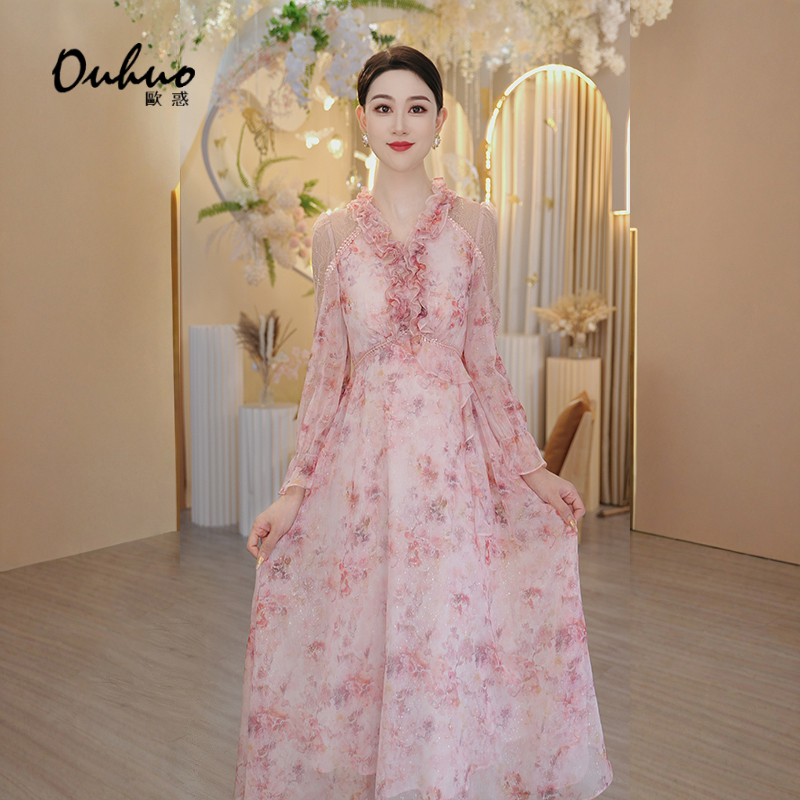 2025春季新款气质优雅连衣裙OHDRH12270