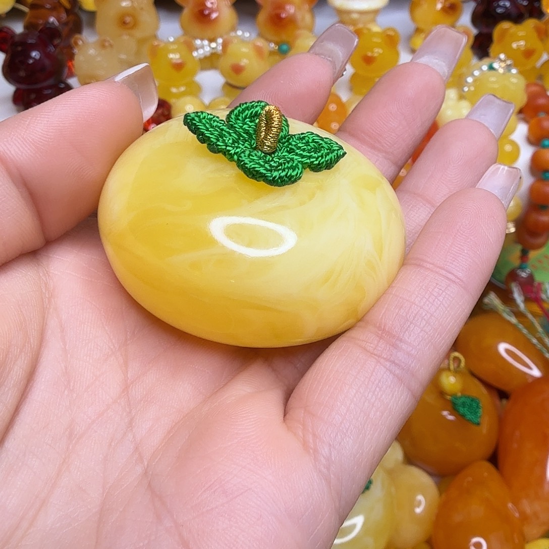 *****非金属白花蜜柿子事事如意