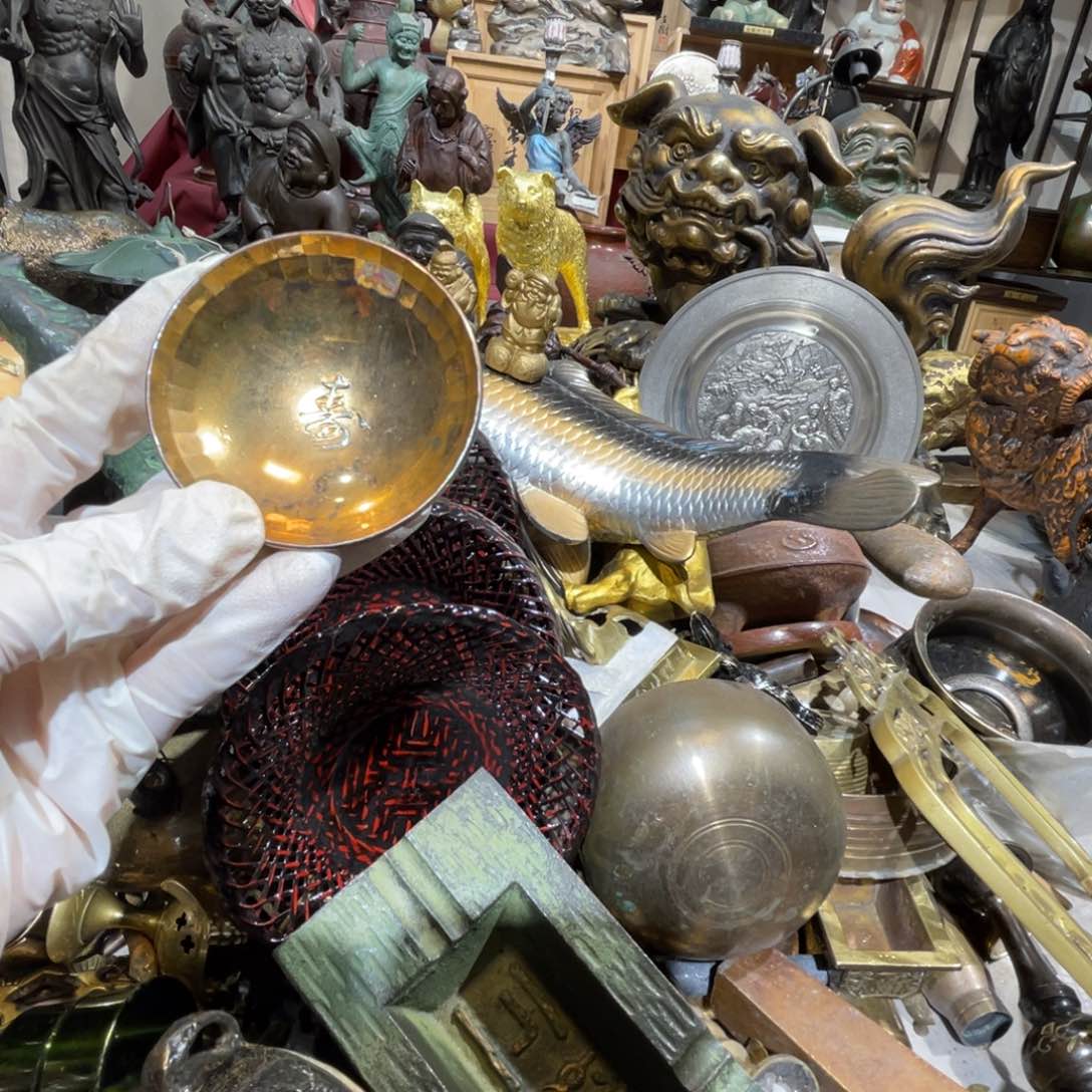 大阪回流铜器摆件9