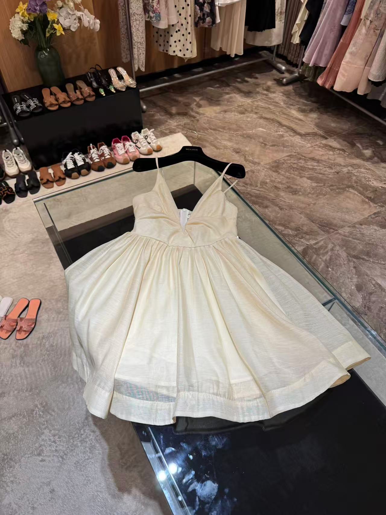 WW2025新款女士时尚夏季休闲吊带无袖连衣裙W201245