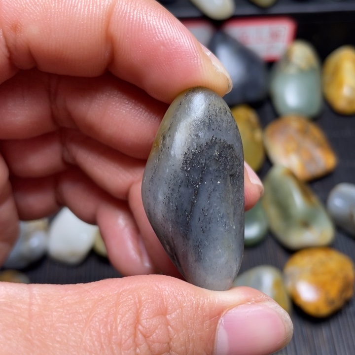 和田玉未镶嵌挂件60