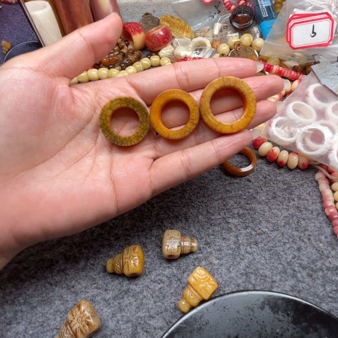 潜***者手串/手链鹿骨驼骨34，打包打包