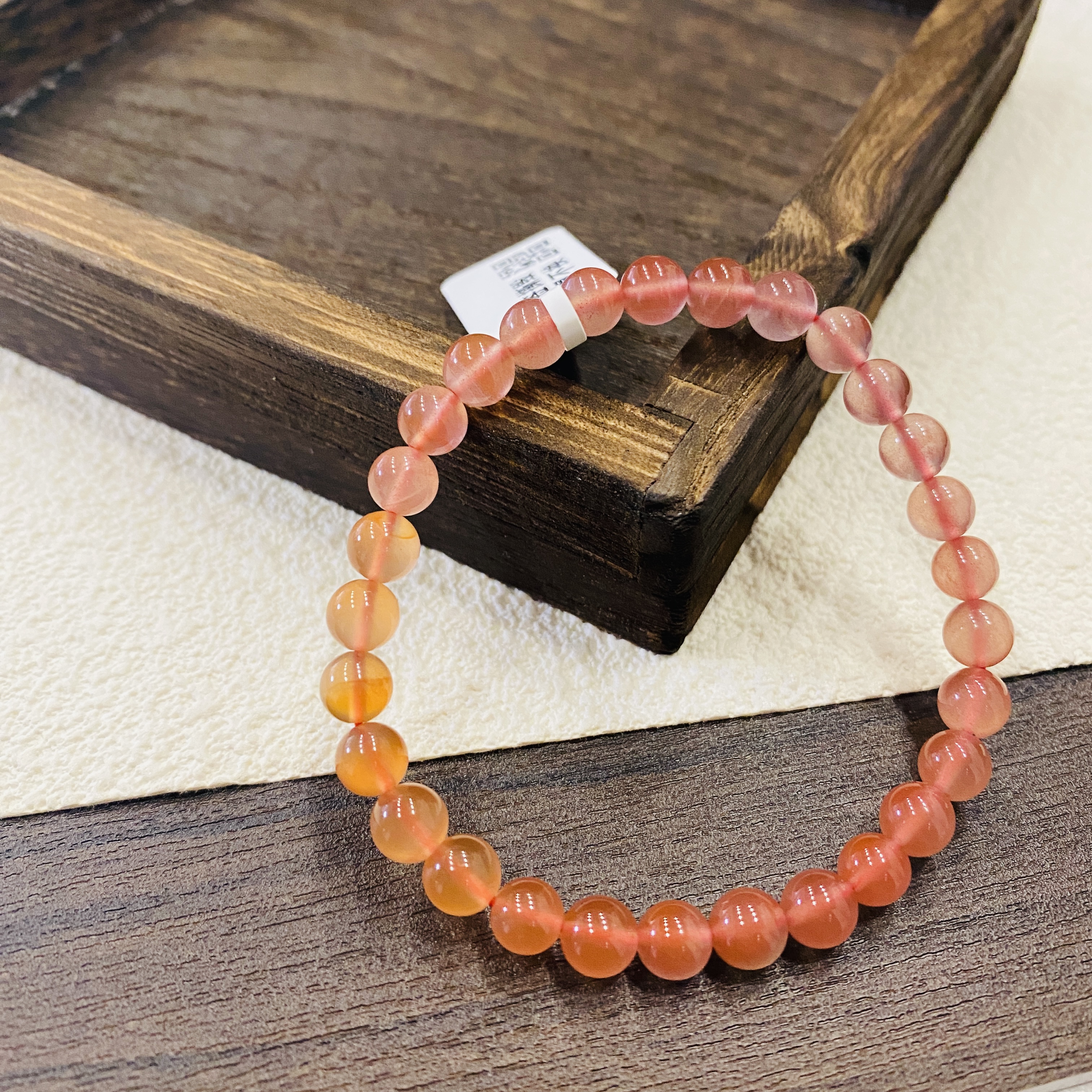 【V姐珠宝】ZH2255 南红渐变手串 6mm