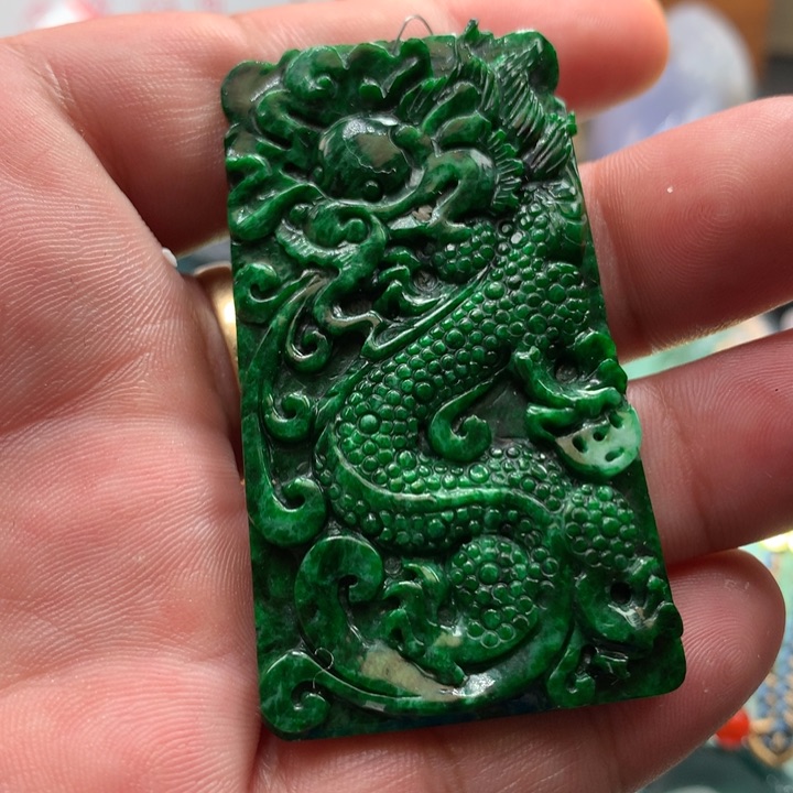 翡翠项链未镶嵌保真天然a货翡翠