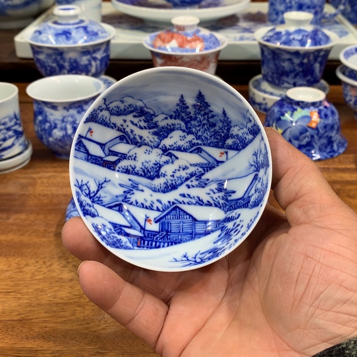 国家一级美术师刘贤涛老师青花