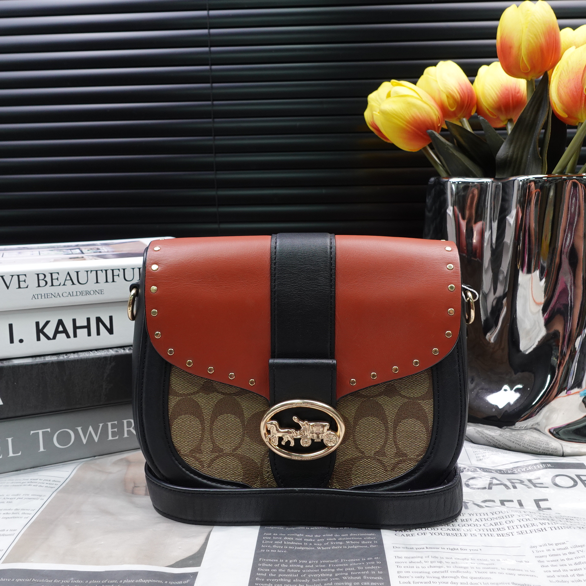 95新 COACH/蔻驰 单肩包/T10294887