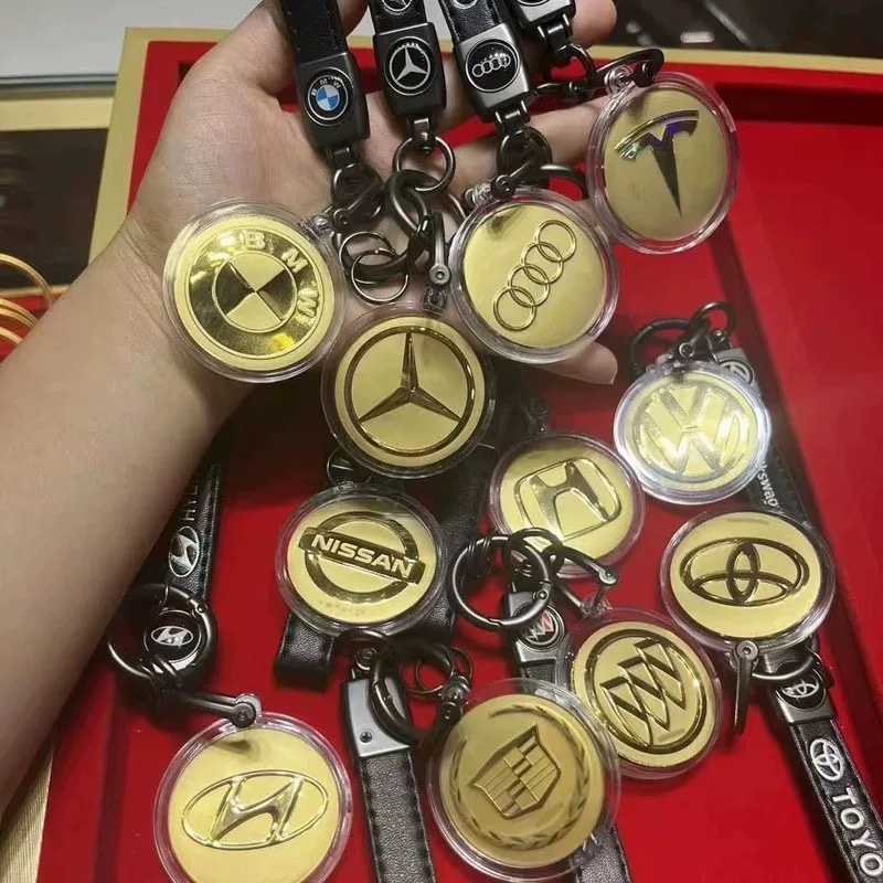 含金工艺品【车钥匙扣】手机包包钥匙扣 生日情人节 送男友父亲礼物