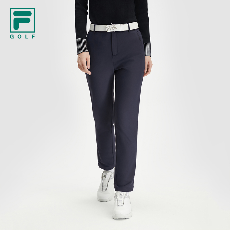 斐乐女秋冬【微弹舒适直口裤】新款高尔夫运动长裤-A11W445801F