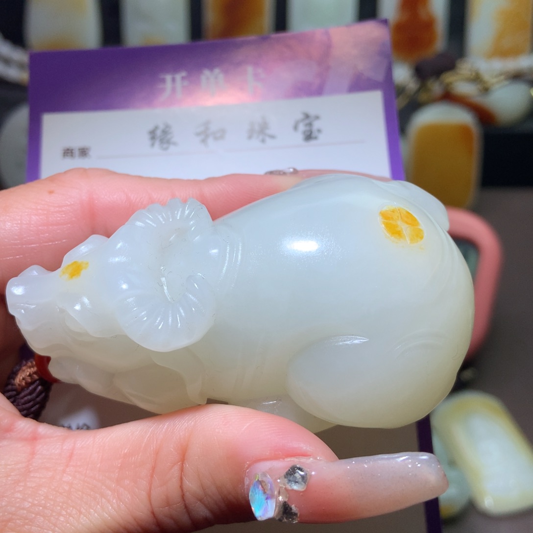 和田玉挂件未镶嵌阳****5