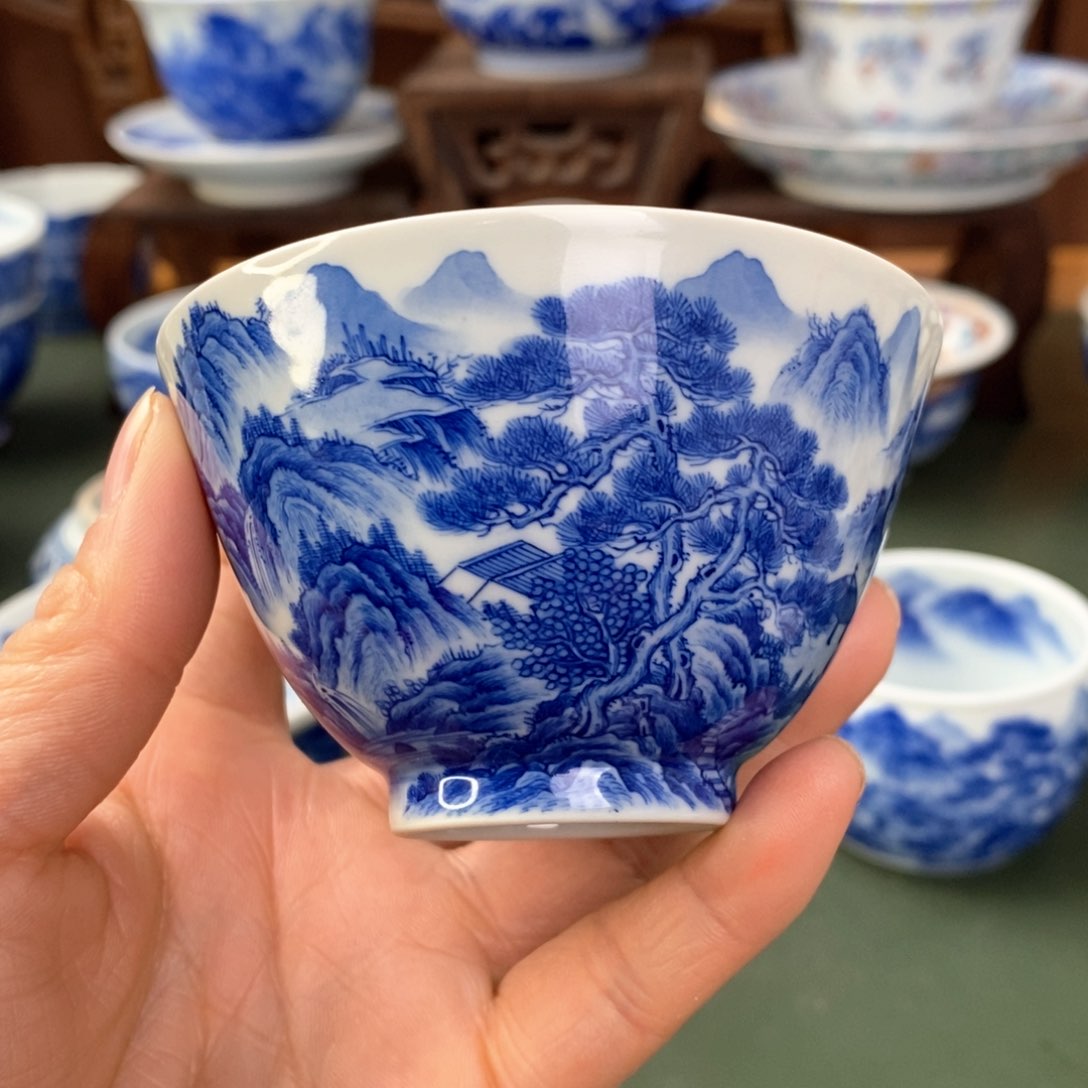 杯景德镇陶瓷手工手绘