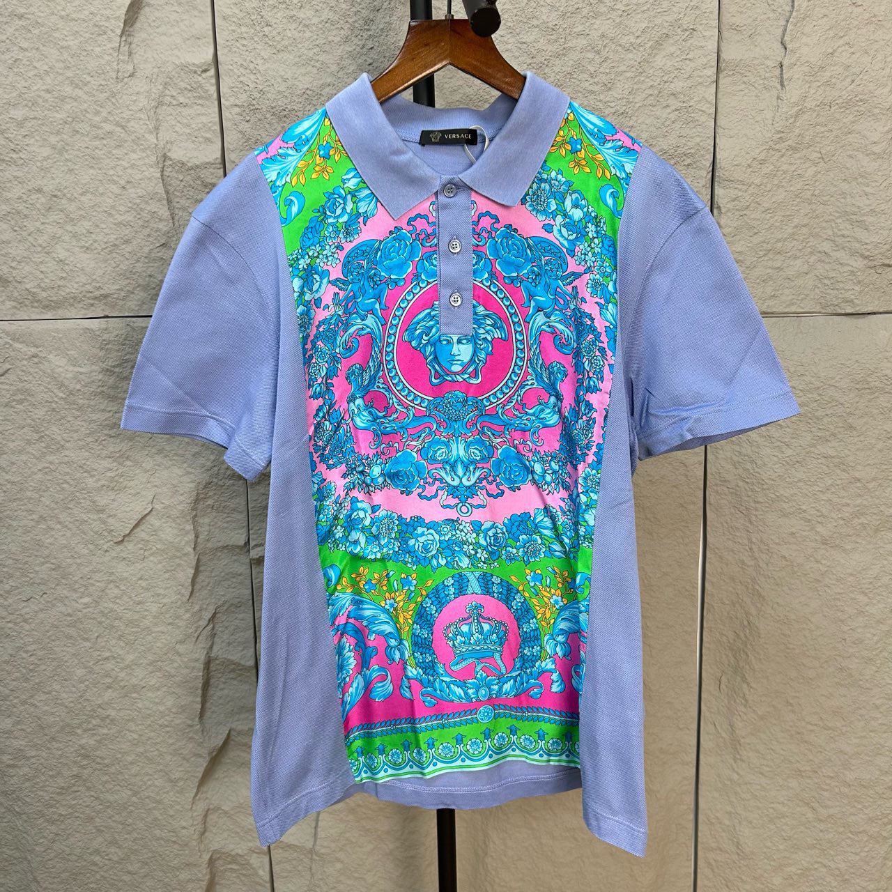 99新 VERSACE/范思哲 炫彩巴洛克短袖 M码 ys001089