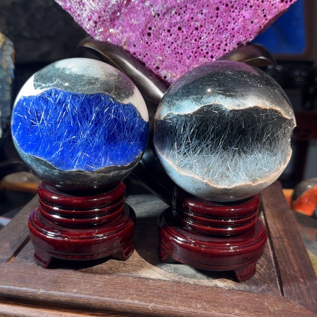 紫砂矿物晶体摆件D**O