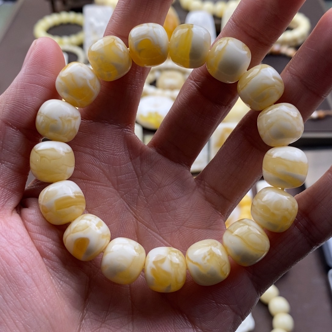 琥珀裸石未镶嵌蜜蜡吊坠项链腰链