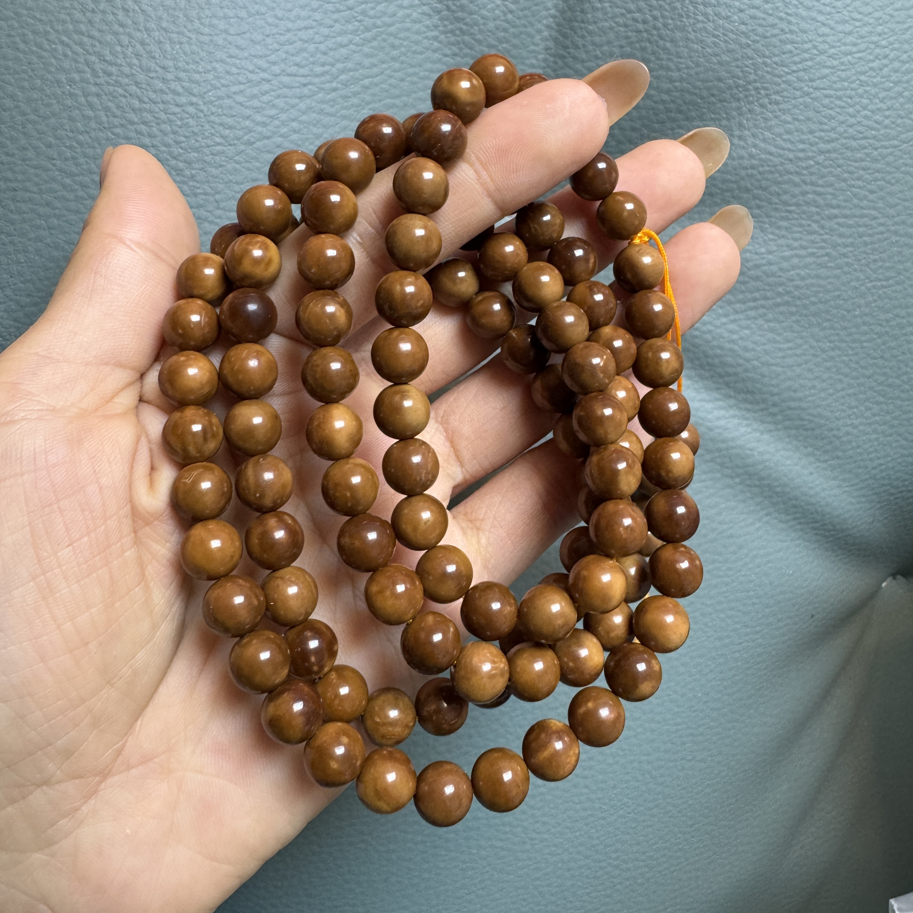 库克圆珠8mm少粽线精挑108颗