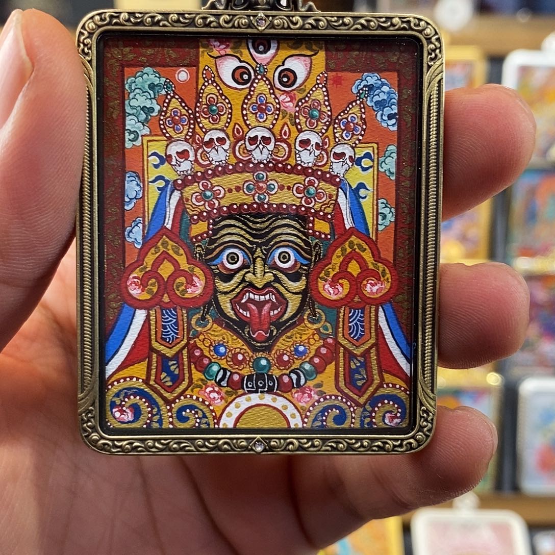 铜铁合金类浮世绘唐卡竞拍