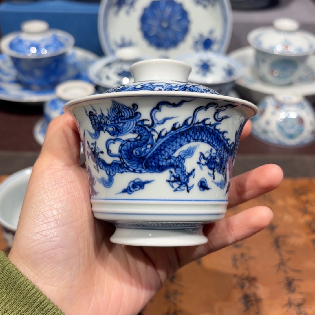 瓷片景德镇纯手工手绘