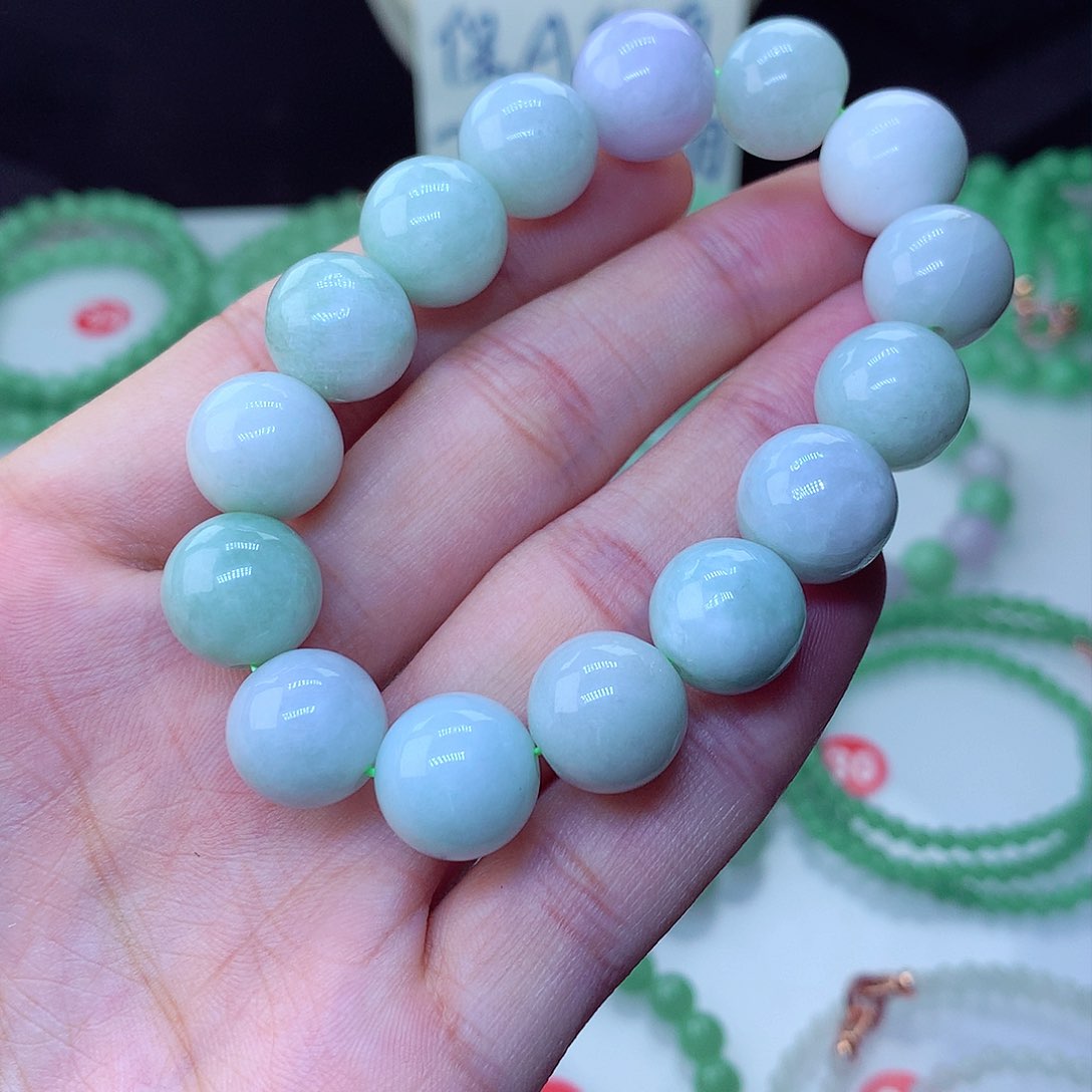 翡翠毛衣链未镶嵌