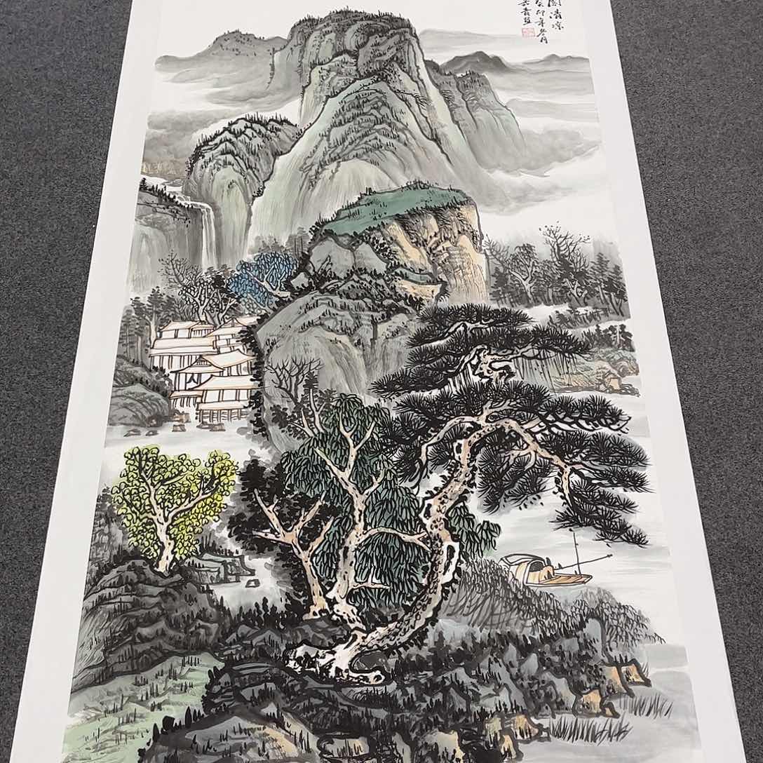 国画LT国画作品单幅任发