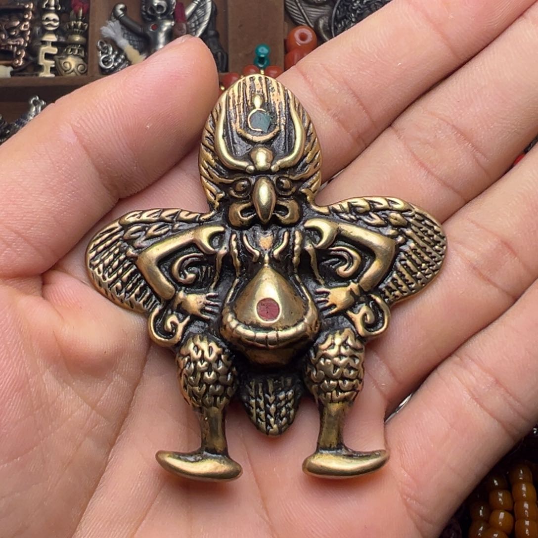 柏香籽/百香籽吊坠大鹏鸟