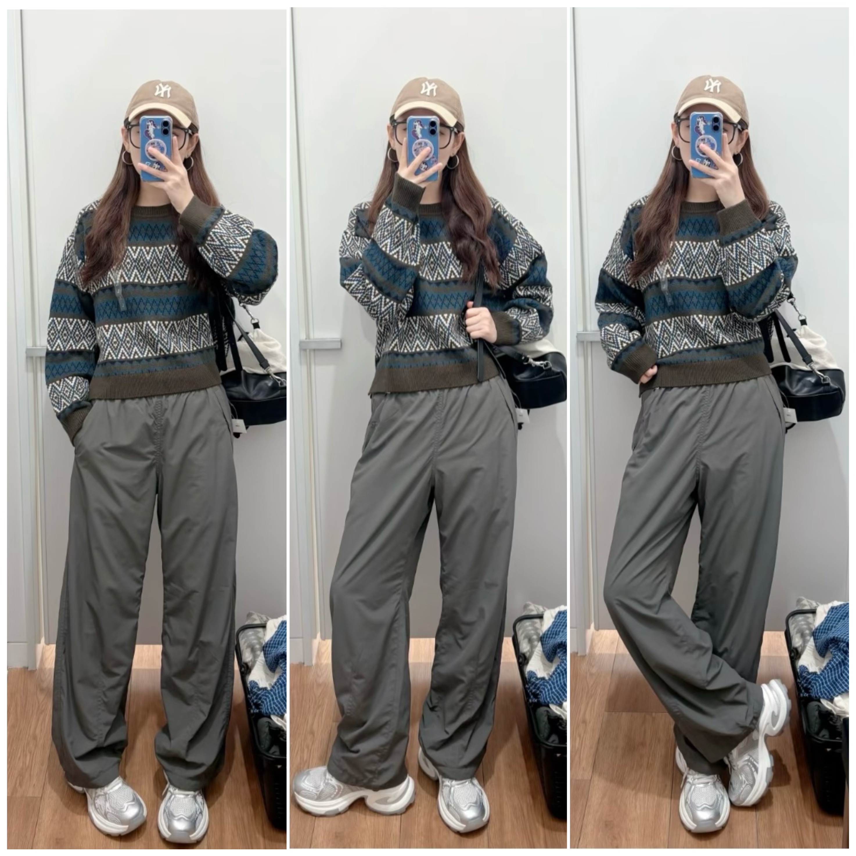 U款！冬季加绒情侣款！保暖舒适显瘦遮肉休闲直筒长裤秋冬