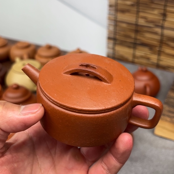 紫砂茶壶风**怀封釉生砂朱泥汉瓦