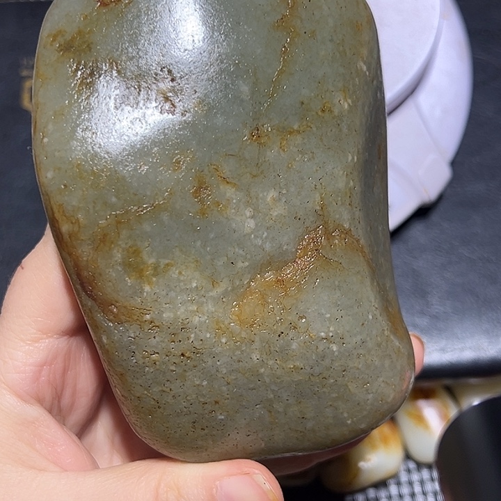和田玉未镶嵌摆件