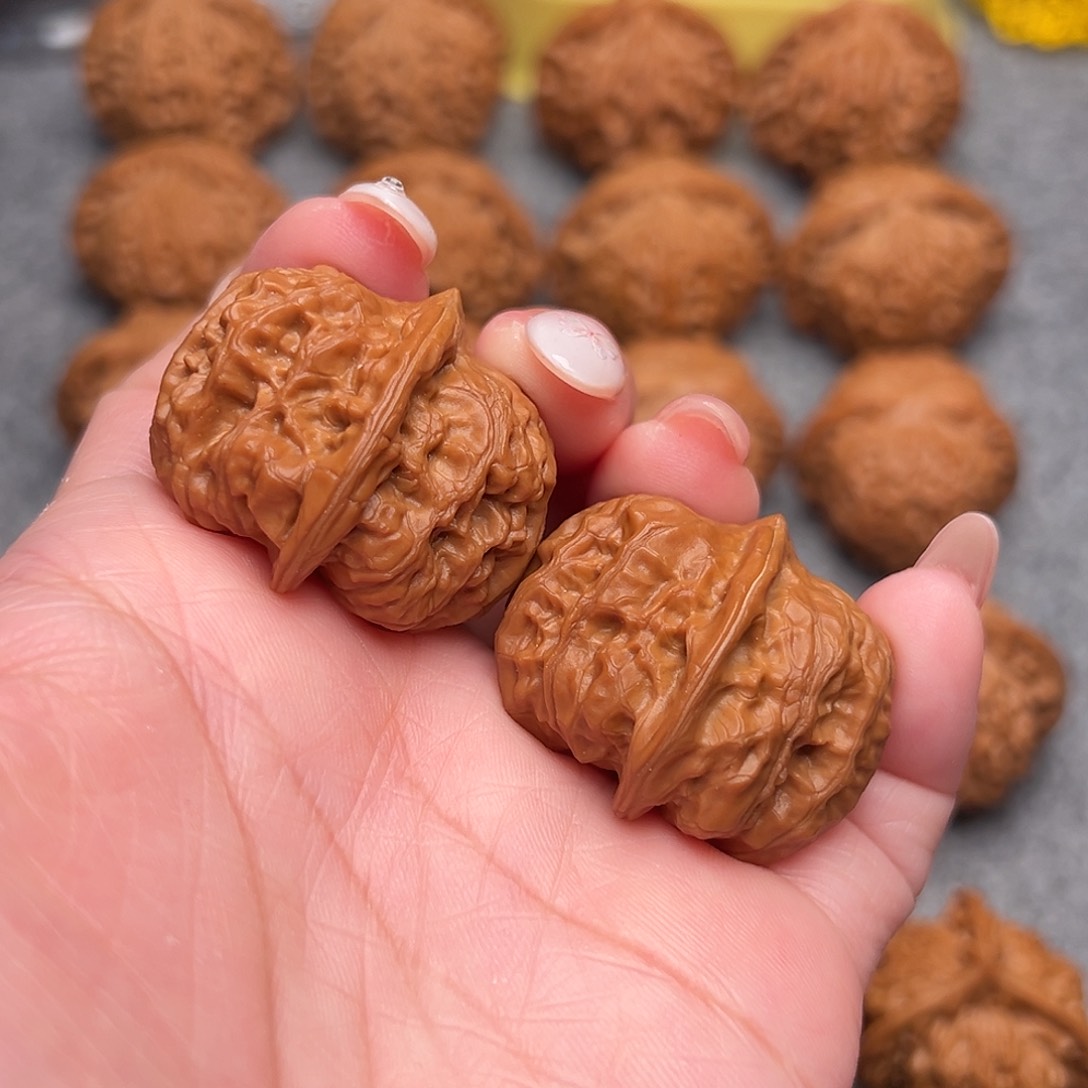 把件文玩核桃精品门头沟元宝35.5全品