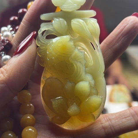 岫玉挂件未镶嵌挂件