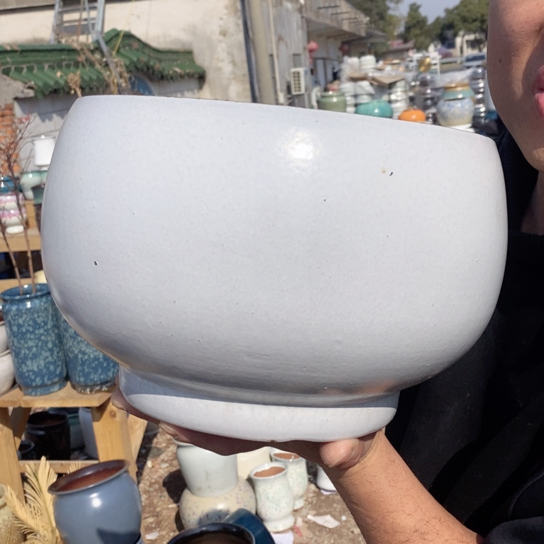 红陶杨杨花盆0206-1027