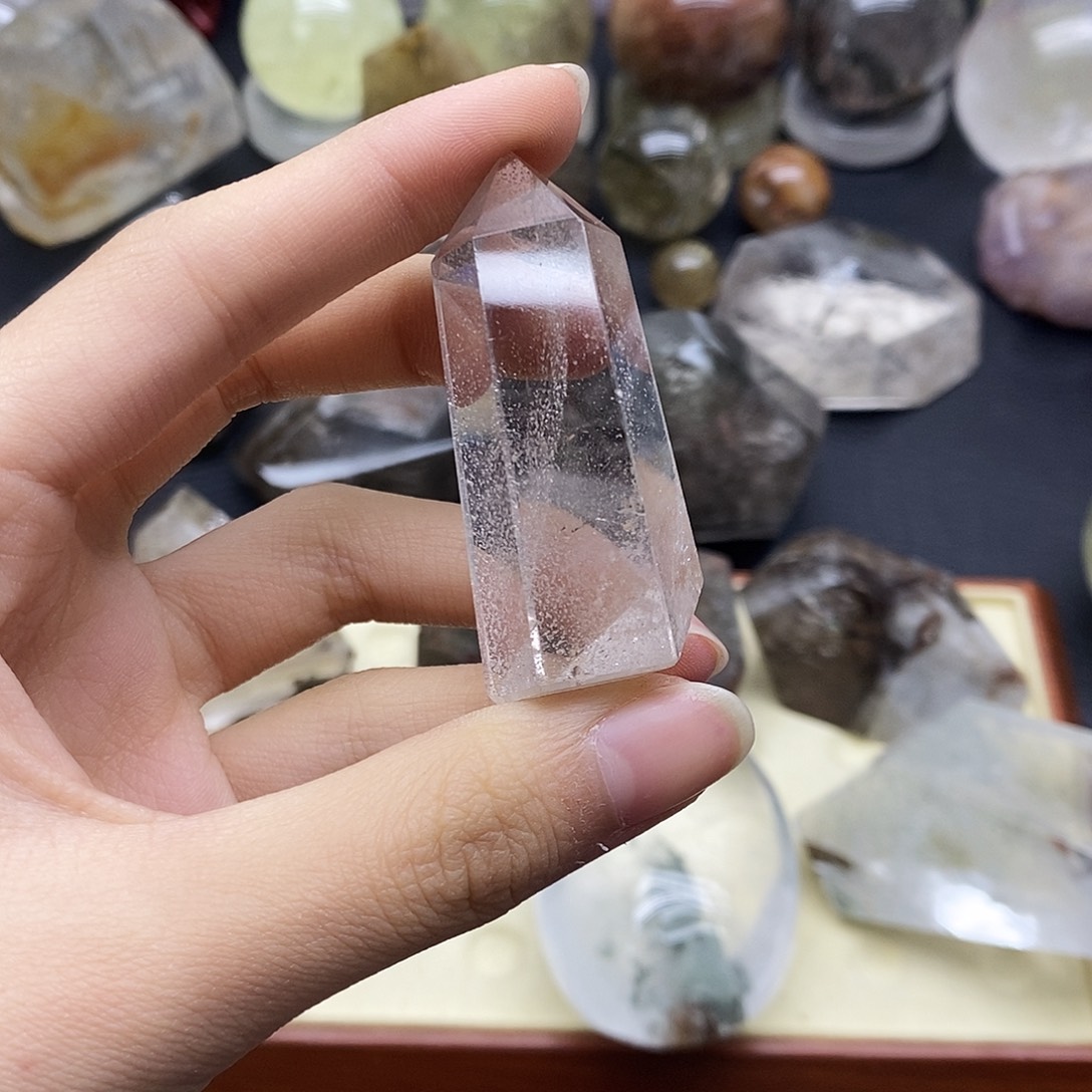 未镶嵌水晶珠宝半成品131水晶石